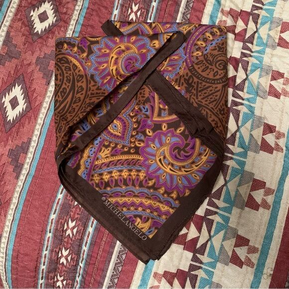 New Michelangelo Printed Scarf - Picture 1 of 5